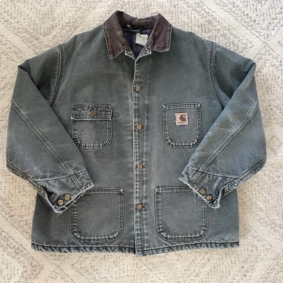 Carhartt Other - Vintage Carhartt Michigan Blanket Lined Chore Jacket - Green
